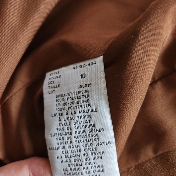 Faux Suede jacket - Picture 3 of 4